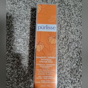 purlisse Pumpkin + Ginger Detoxifying Charcoal Mask — Orange